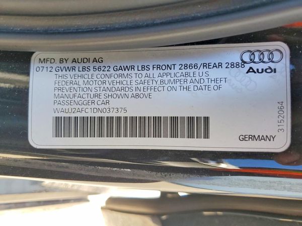 2013 AUDI S6 w/ Innovation Pkg