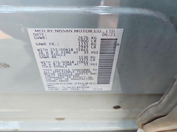 2022 NISSAN PATHFINDER