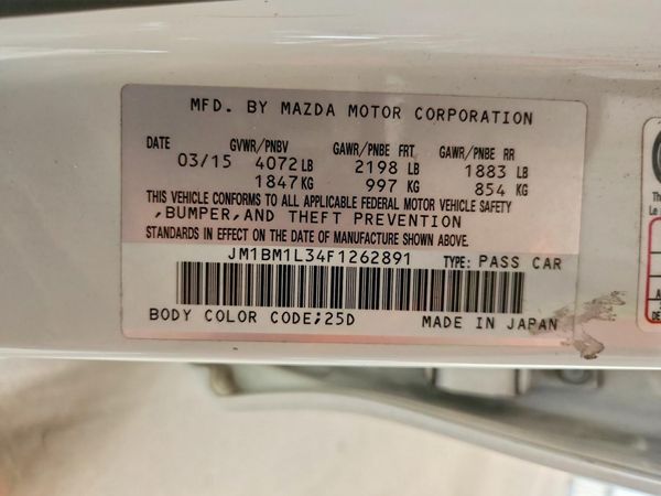 2015 MAZDA 3 Touring/GS