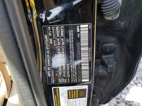 2015 MERCEDES-BENZ GLK GLK350