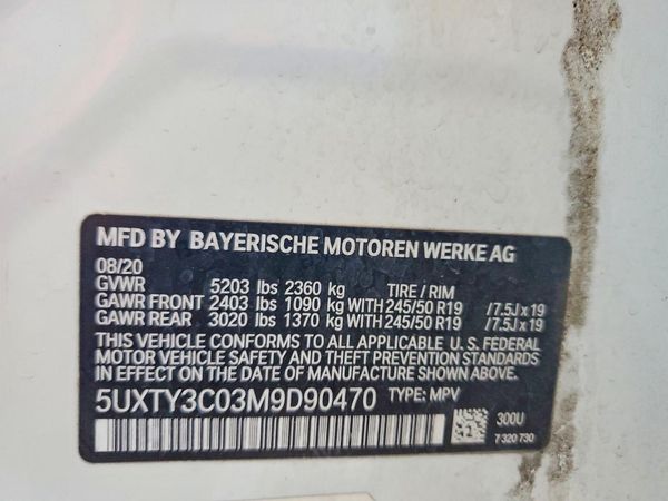 2021 BMW X3 sDrive30i