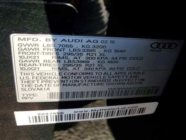 2015 AUDI Q7 Prestige