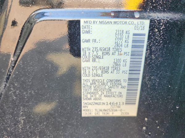 2018 NISSAN MURANO