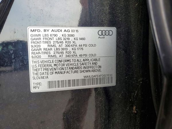 2015 AUDI Q7