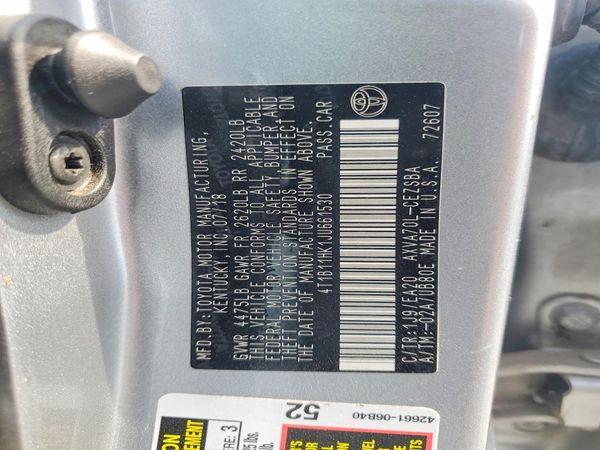 2018 TOYOTA CAMRY