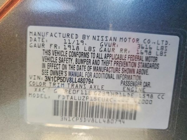 2020 NISSAN KICKS