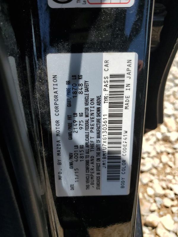 2016 MAZDA 3 Sport/GX