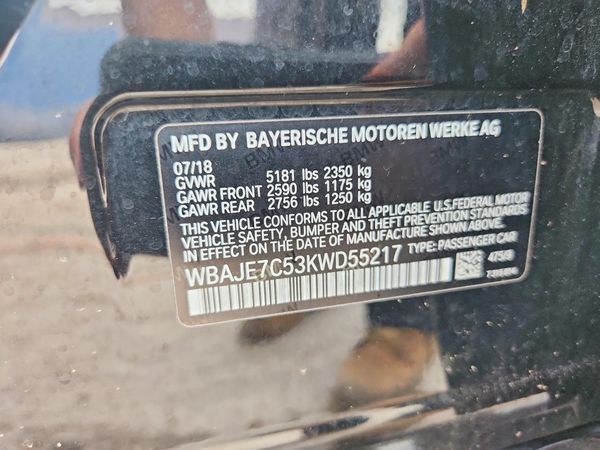 2019 BMW 540 xDrive