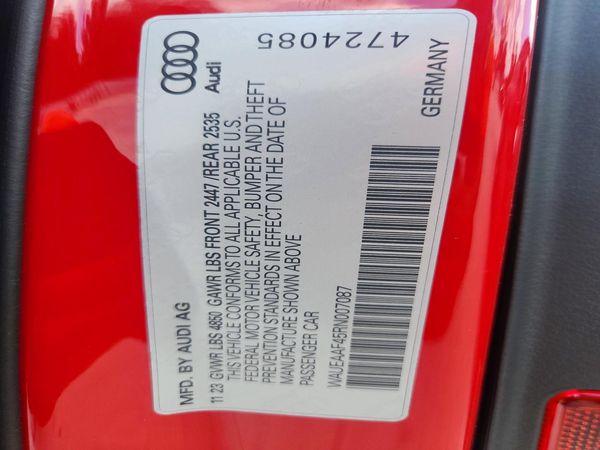 2024 AUDI A4 quattro Premium Plus — VINS