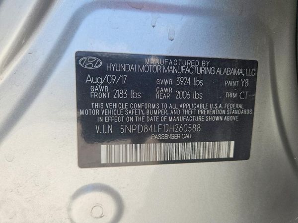 2018 HYUNDAI ELANTRA