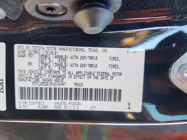 2024 TOYOTA TUNDRA SR5