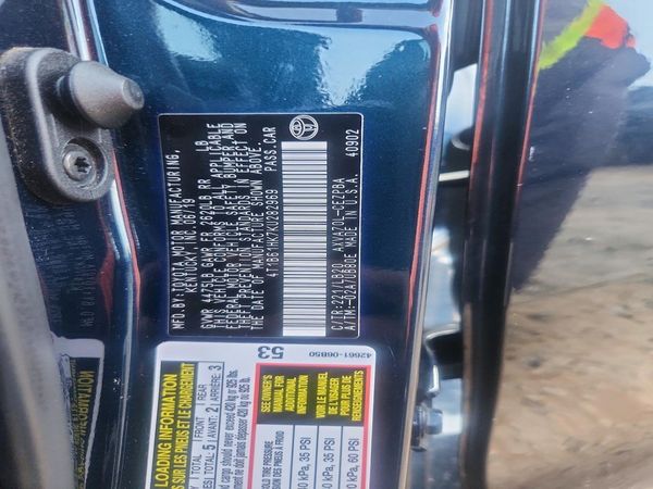 2019 TOYOTA CAMRY XSE