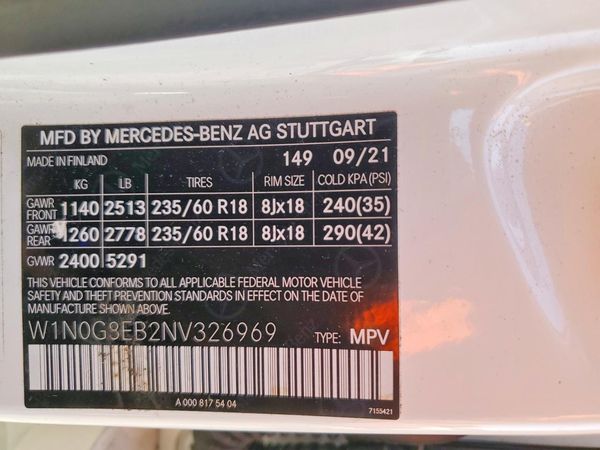 2022 MERCEDES-BENZ GLC GLC300 4MATIC