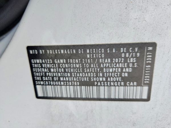 2019 VOLKSWAGEN JETTA
