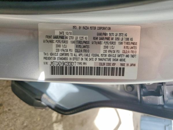 2019 MAZDA CX-9 Grand Touring