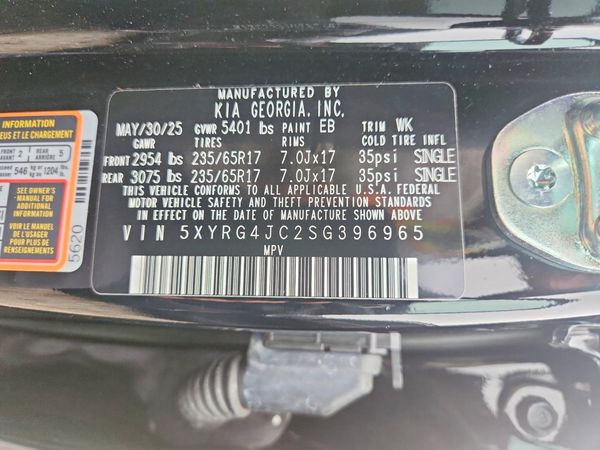 2025 KIA SORENTO