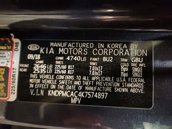 2019 KIA SPORTAGE LX