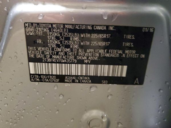 2016 TOYOTA RAV4 LE (X Grade)