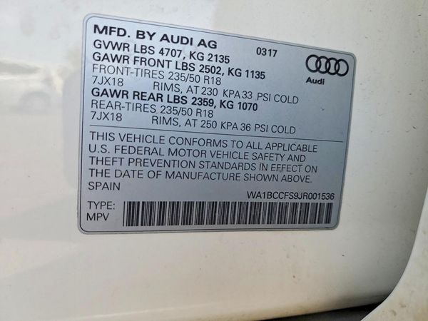 2018 AUDI Q3 Premium, Sport Premium