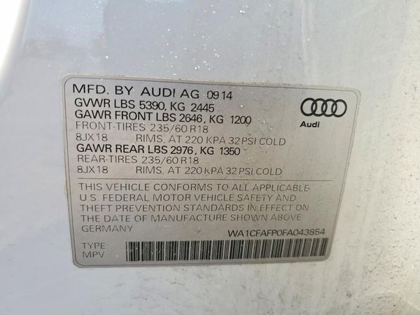 2015 AUDI Q5