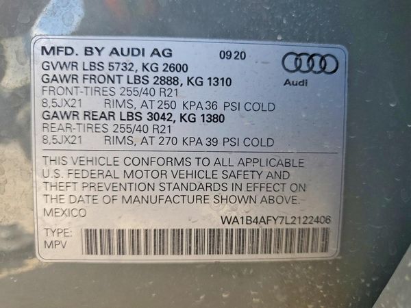 2020 AUDI SQ5