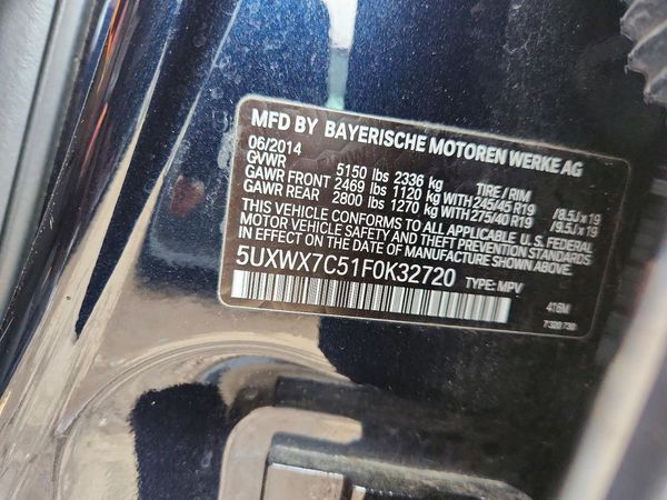 2015 BMW X3 xDrive35i