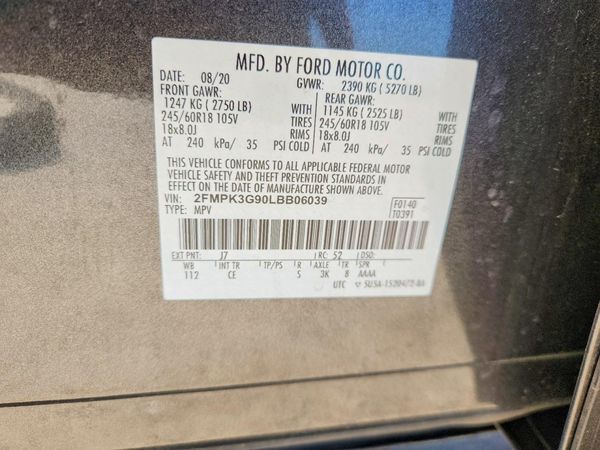 2020 FORD EDGE SE