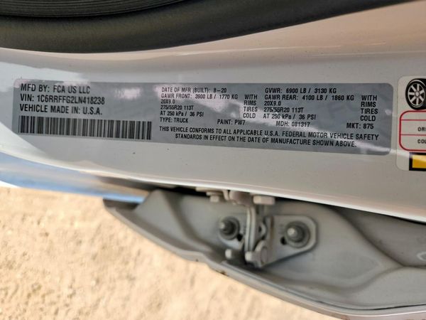 2020 RAM 1500 Big Horn, Lonestar