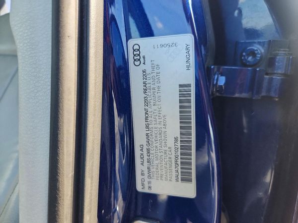 2016 AUDI A3