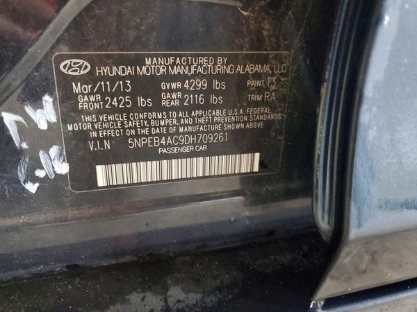 2013 HYUNDAI SONATA