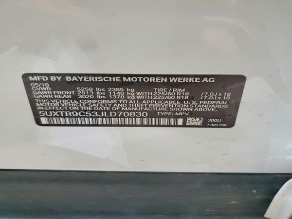 2018 BMW X3