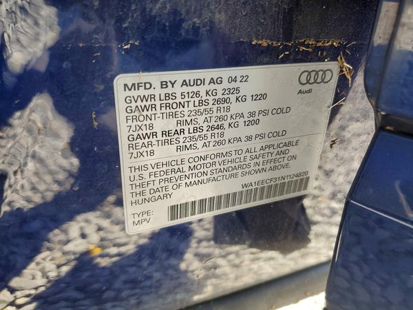 2022 AUDI Q3