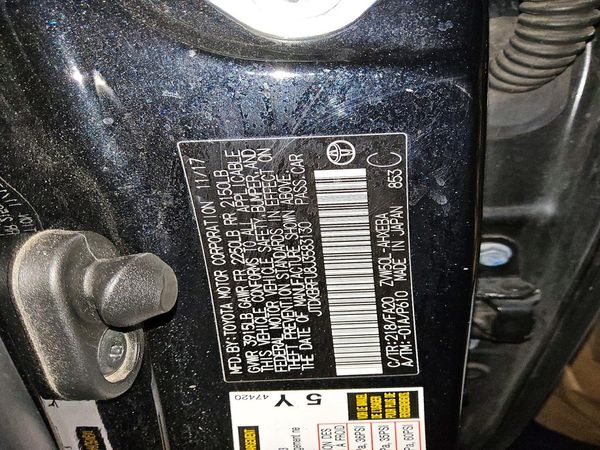 2018 TOYOTA PRIUS One/Two
