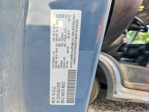 2020 RAM PROMASTER 3500 VF