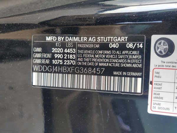 2015 MERCEDES-BENZ C C250