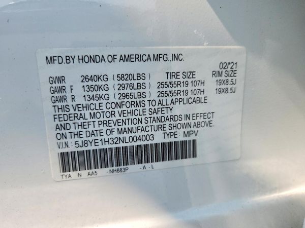 2022 ACURA MDX