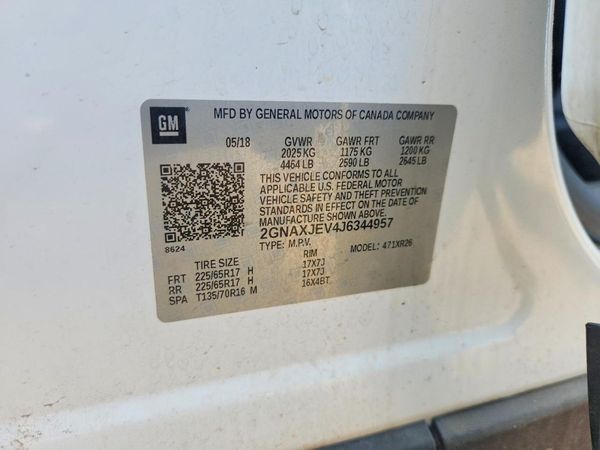 2018 CHEVROLET EQUINOX