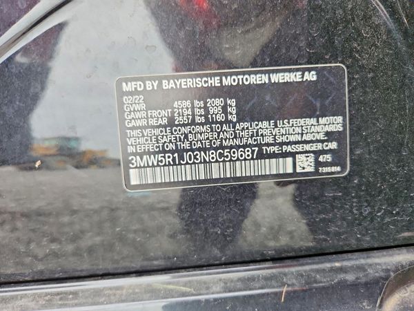 2022 BMW 330I