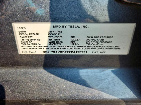 2023 TESLA MODEL Y