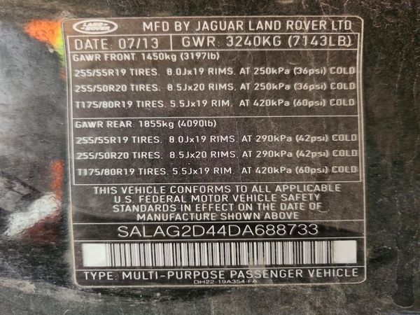 2013 LAND ROVER LR4 HSE