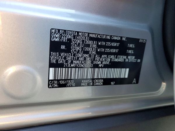 2025 TOYOTA RAV4 LE