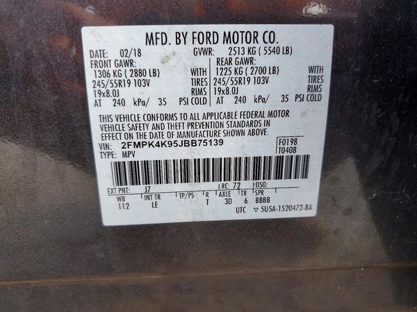 2018 FORD EDGE