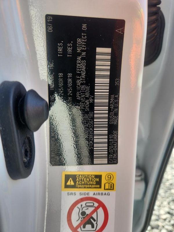 2019 TOYOTA HIGHLANDER SE/XLE