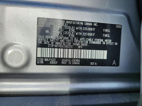 2025 TOYOTA RAV4
