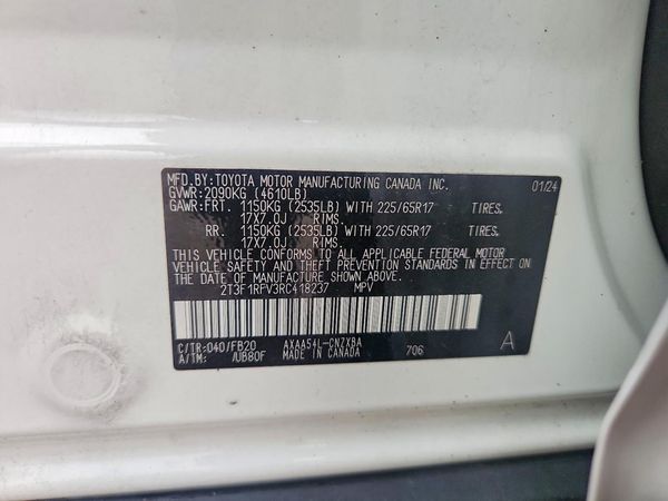 2024 TOYOTA RAV4 LE