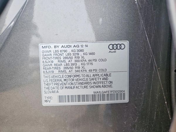 2015 AUDI Q7 Premium Plus