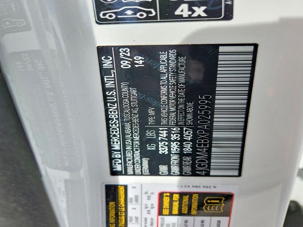 2023 MERCEDES-BENZ EQS SUV EQS580 4MATIC
