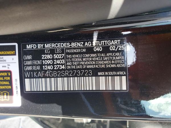 2025 MERCEDES-BENZ C C300