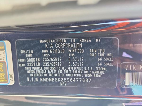 2025 KIA CARNIVAL