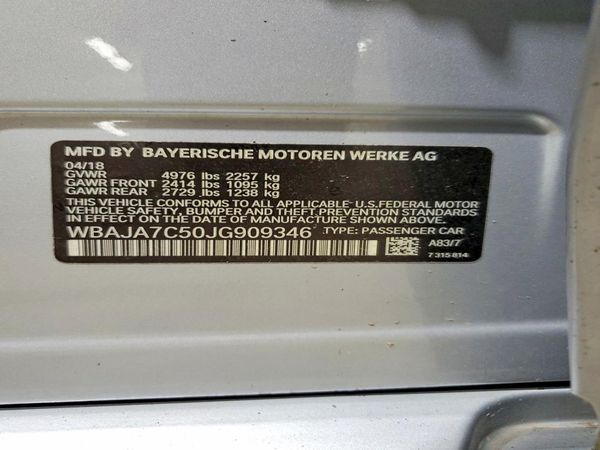 2018 BMW 530